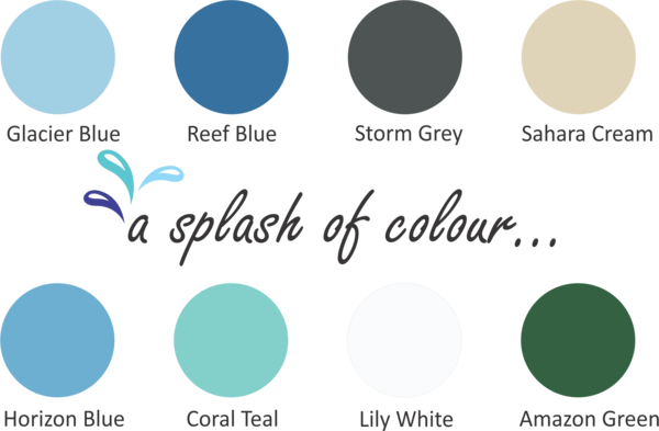Pool colour chart